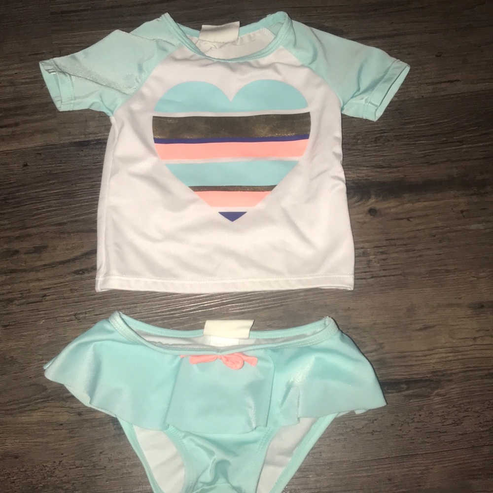 Two piece bathing suit